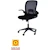 Skrivbordsstol SUN-FLEX®HIDEAWAY CHAIR, Svart, fällbar rygg