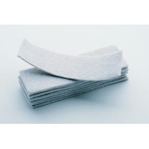 Löschstreifen Legamaster, Filz, 10 Stück, grau, 14 x 4 cm