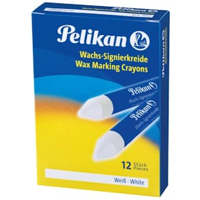 Signierkreide Pelikan 772/12, weiß, 12 x 95 mm
