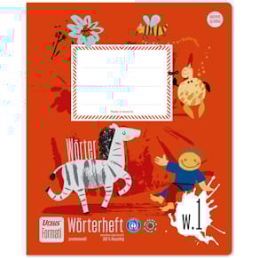 Wörterheft Ursus Formati, Quart, 20 Blatt, liniert