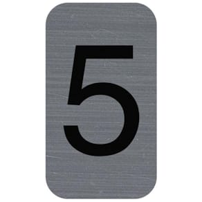 Skilt EXACOMPTA 5 selvklebende 2,5x4,4cm