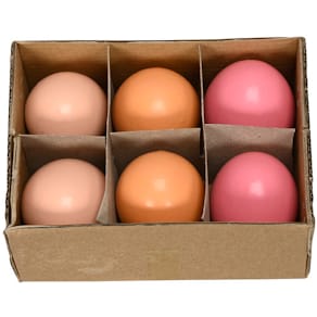 Osterei Noname, 6 Stück, bunt sortiert
