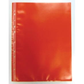 Showtas Bronyl, geperforeerd, rood, pak van 50