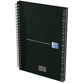 Adressbuch Oxford, A5, 72 Blatt, farbig sortiert