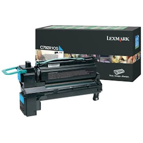 Toner LEXMARK C792X1CG 20K blå