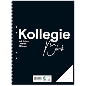Kollegieblock FW A4 70g 70bl linj