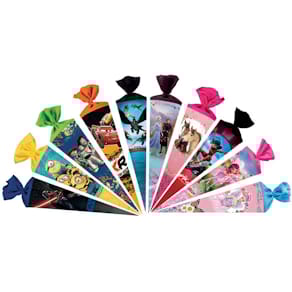 Schultüte Nestler Lizenz, 70 cm, rund, sortiert