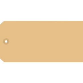 Anhängeetikett RNK Manila, chamois