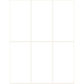 Etiketten Avery Zweckform Vielzweck, 76 x 39 mm, 192 St., weiß