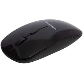 Maus Q-CONNECT, Funk, optisch, kabellos, leise, schwarz