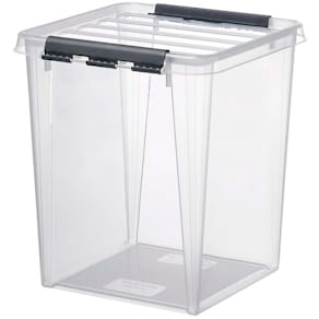 Opbevaringsboks SmartStore Classic, klar 70L m/låg, 72x40x41 cm