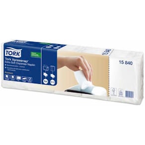 Servietter Tork til dispenser N4, hvid 330x213 mm, FSC, 4000 stk