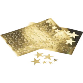 Stickers Stjärna Guld, 13mm, 288/fp