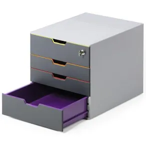 Blankettbox DURABLE Varicolor 4 SAFE, låsbart