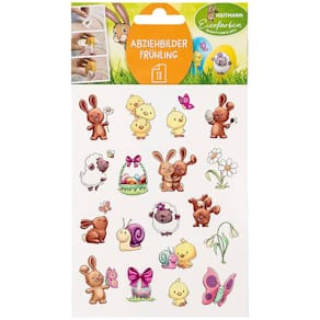 Oster-Abziehbilder HEITMANN EIERFARBEN Frühling, sortiert
