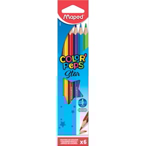 Kleurpotlood Maped Color'Peps, 6 potloden