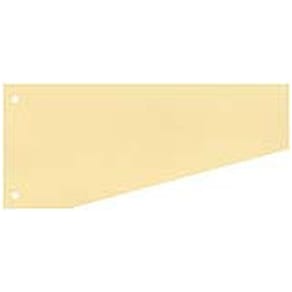 Trennstreifen WEKRE Trapez, gelb, 100 Stück