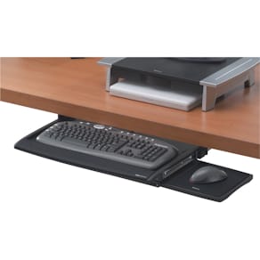 Tastaturschublade Fellowes, mit Mausablage, anthrazit