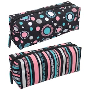 Schlamperrolle DONAU, Punkte/Streifen, 21x7,5x7 cm