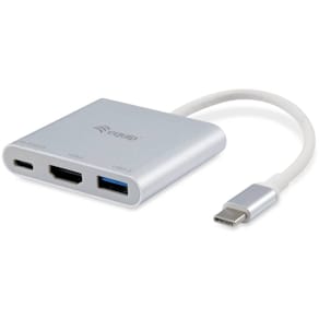 Adapterkabel Equip USB-C auf HDMI/USB-A/PD, 0,15 m