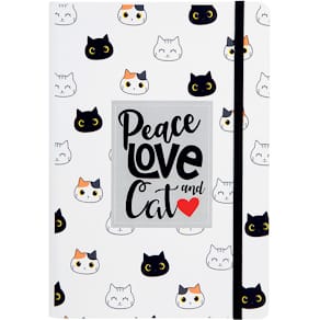 Notizbuch ITOTAL Cats, A5, gepunktet, 48 Blatt, mehrfarbig