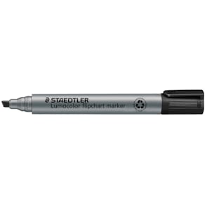 Flipchartmarker STAEDTLER Lumocolor, 2-5 mm, schwarz, 10 Stück