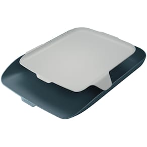 Brievenbakje Leitz Cosy met desk organiser, grijs