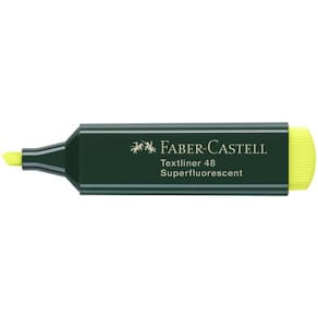 Överstrykningspenna FABER-CASTELL Textliner 48 Gul, 10st