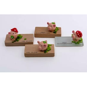 Glücksbringer Schwein, sortiert, 2-fach sortiert
