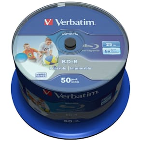 BD-R Datalife 6X 25GB Wide Printable(50)