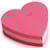 Notitieblaadjes Post-it mini hart, 3 kleuren, blok van 225 vel, (