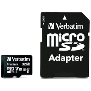 Speicherkarte Verbatim microSDHC, 32 GB, schwarz