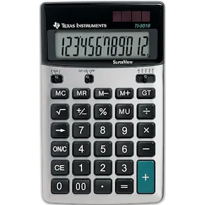 Texas TI-5018 SV desktop calculator