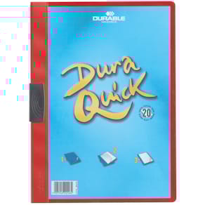 Klemmmappe Durable Duraquick, A4, rot