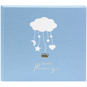 Babytagebuch Goldbuch Wolkenpoesie, blau