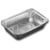 Foliebakke PlusPack 1-rums 890 ml alu, 207x141x41 mm, 100 stk