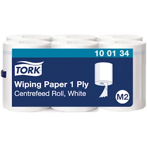 Torkrulle TORK Glasputs M2, centermatad, 1-lag, Ø19cm, 275m