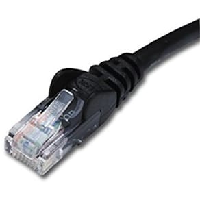 Cat5e Snagless STP Patch Cable, Black (10m)