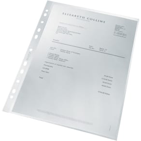 Showtas Leitz Recycle, geperforeerd, A4, 100 micron