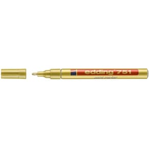 Lackmarker edding 751, 1–2 mm, gold