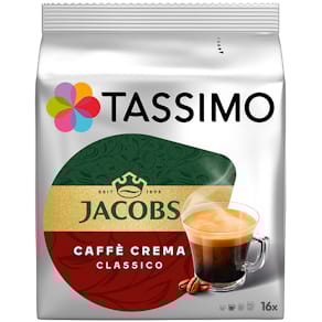 Kaffeekapseln TASSIMO Jacobs Caffè Crema Classico, 16 St
