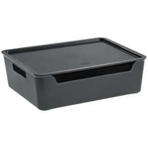 Plastlåda CEP Bella plast 9,15L grå
