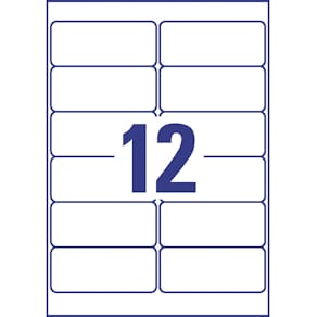 Folienetiketten Avery Zweckform, 99,1x42,3 mm, weiß, 120 Stück