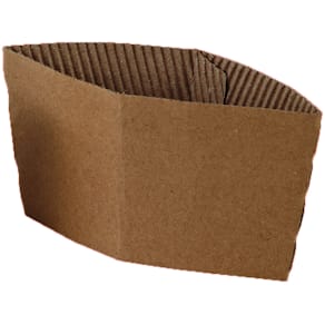 Kaffekop-sleeve kraft brun til 12/16 oz, 1000 stk
