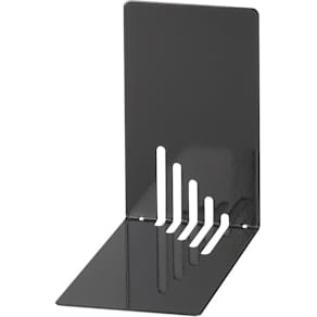 Boekensteun MAUL metaal, 14 x 8,5 x 14 cm, set van 2, zwart