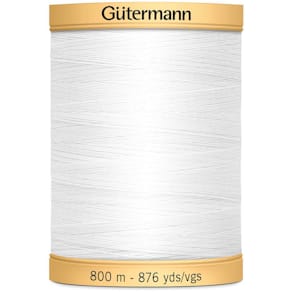 Sytråd Gütermann bomull 800m vit