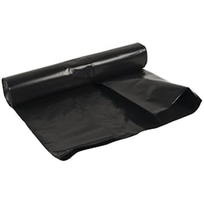 Plastsäck LD R100% 70L 80my svart 10/rl