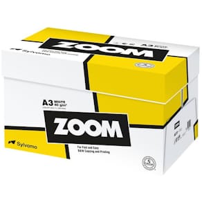 Kopieringspapper Zoom A3, 80g, 5x500/fp