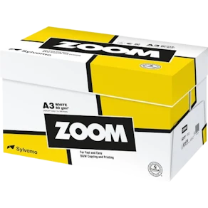 Kopieringspapper Zoom A3, 80g, 5x500/fp