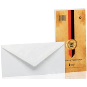 Briefumschlag Rössler Dürener Tradition DL SF 25St. weiß